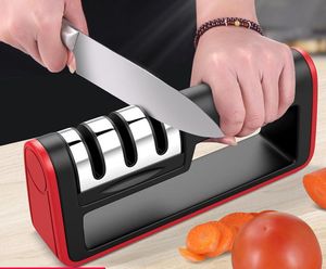 Kitchen Wares toptan satış-Bıçaklar Bileme Makinesi Paslanmaz Çelik Profesyonel Mutfak Keskin Bir Bıçak Keskinleştirmek için Araçları Kalemtıraş Mutfak Gereçleri Aksesuarları DH0552