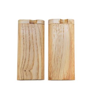 Wood Dugout Hitter Kit Storage Box Container Filters Portable Innovative Design Case For Cigarette Smoking Pipe Tool High Quality DHL