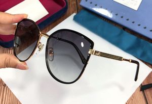 New fashion designer ladies sunglasses metal cat eye simple frame popular best selling style top UV400 protective glasses