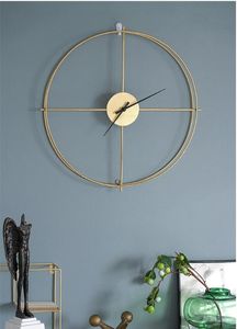 Orologio da parete Orologi da parete soggiorno Nord Europa luce lusso arte quarzo creatività nella camera da letto domestica semplice