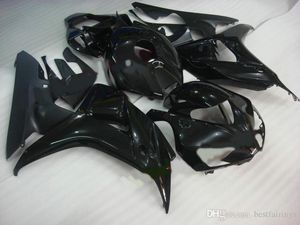 Hot Sale Injection Moulding Fairings för Honda CBR1000RR 2006 2007 All Black Fairing Kit CBR 1000 RR 06 07 VC23