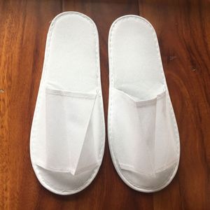 Pantofole usa e getta per adulti di colore bianco da mezza confezione Hotel Travel Beach Guesthouse Home Sport all'aria aperta Articoli per il bagno