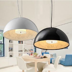Modern simple resin chandelier creative sky garden semicircle spherical guest dining room study bedroom art lamp
