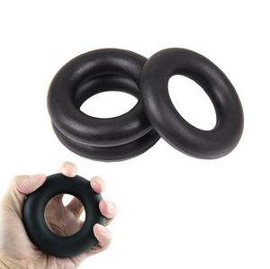 Allenamento della potenza muscolare Anello di presa in silicone Esercitatore Forza Dita Mani Grip Fitness Muscolazione Attrezzatura da palestra Impugnature sportive per fitness