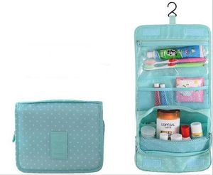Design stampato unisex portatile organizer cosmetico impermeabile borsa da viaggio con gancio di grande capacità borsa da toilette appesa borse per il trucco