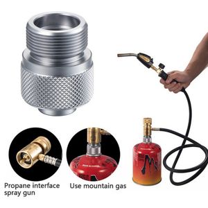 Wholesale valve green resale online - Gas Converter Valve Canister to Green Propane Tank or MAPP Gas Adapter Outdoor Camping Stove Gas Tank Valve Converter