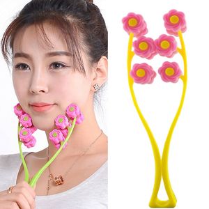 Ansiktsmassager Dubbel Face Up Roller Massage Slimming Ta bort Chin Facial Massager Beauty Tool