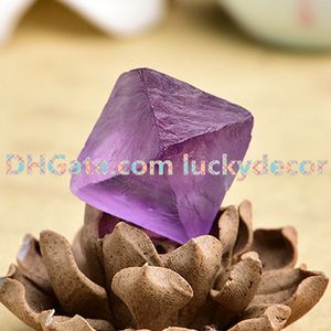 1000g Mieszany Random Rozmiar Naturalny Fioletowy Fluoryt Octahedrons Cube Kamienie Rombus Szorstki Kryształ do gojenia, Zawijanie druciane, Rzemiosło, Sztuka, Reiki