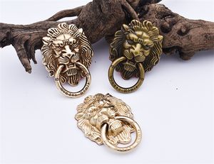 Lion Head Finger Ring Retro Metal Electroplated Bracket Holder For iPhone Samsung Phone