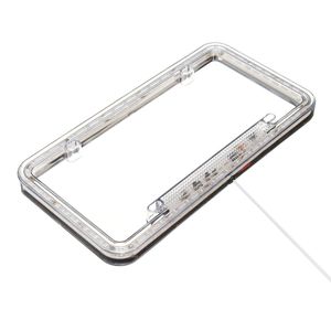 Universal Blue White Red Car 54led Lighting Acrylic Plastic Lucker Cover Frame298p