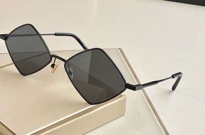 Preto cinza geométrico óculos de sol 302 lisa óculos de sol unissex moda óculos de sol tons novo com box245t