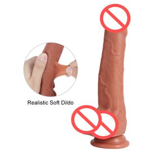 Реальная Силиконовый Пенис Секс игрушка для женщин Реалистичного фаллоимитаторы Пениса С присоской G Пятно вагины Стимулятор женской мастурбацией Секс продукты