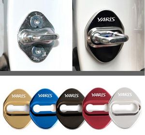 Wholesale toyota yaris stickers resale online - Car Styling Door Lock Covers For Toyota yaris Protective And Decoration Car Accessories Sticker
