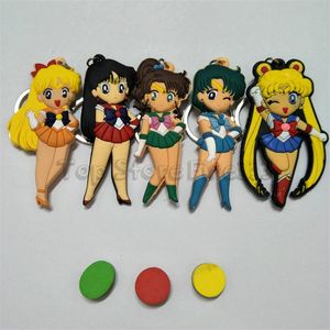 Sailormoon Cute Sailor Moon Figure Toys Anime Sailormoon Cat Model Keychain Pendant Cosplay KeyChains Cartoon Keyring Toy Kids Gift