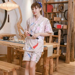 Hohe Qualität Japan Südkorea Paar zu Hause 100 % Baumwolle Thai-Stil Fußweg Spa Han Schweiß Badeanzug Unisex große Größe Maßgeschneidert für
