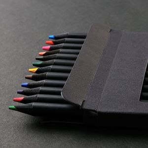 Großhandel 12colors / pack Professionelle farbige Stift Färbung Bleistift Studenten Paint Bleistiftkoffer Kunst Student Supplies