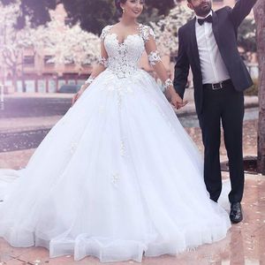 Uzun Kollu Gelinlik Seferi Boyun Dantel Aplikler Gelin Gelinlik Özel Yapımı Artı Beden Düğün Elbiseleri