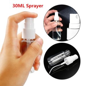 30 ml Temizle Boş Alkol Sprey Şişe Makyaj Yüz Losyonu Atomizer Örnek Şişeler Parfüm Doldurulabilir Püskürtücü Ücretsiz Gemi 1500