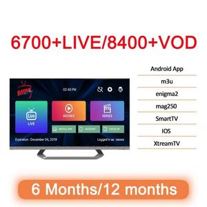 HD IP M3U Ricevitori World Abonnement Premium stabile 1/3/6/12 mesi AVEC 4K VOD Films Pour Xtream Code Smart TV Smarters Pro iOS PC