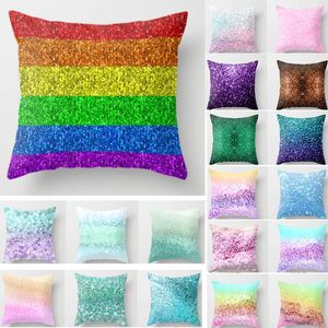 Multicolor Fronha almofada macia Impresso Throw Pillow Caso Irregular Padrão Capa de Almofada Início Car Sofá Decoração 45 * 45 centímetros XD21494