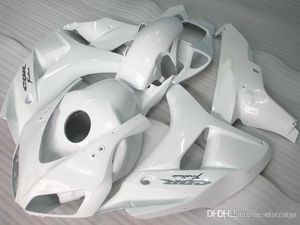 100% carenagens ajuste para Honda CBR1000RR 2006 2007 Injection branco kit molde carenagem CBR 1000 RR 06 07 CX25