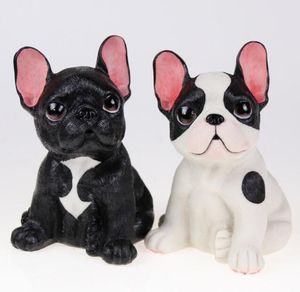 French Bulldog Statue Simulation Animal Cute Dog Home Decoration Accessories For Living Room
