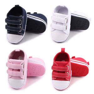 Noworodek Baby Girl Buty Soft Anti-Slip First Walkers Canvas Crib Niemowlę Chłopcy Miękkie Dolne Prewalker Sneakers