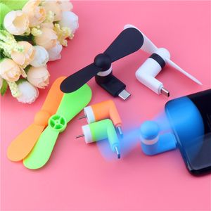 Travel Portable CellPhone Mini Fan Cooling Cooler 3 in 1 fans Micro USB For Huawei Xiaomi SmartphoneType C Android Phones S10