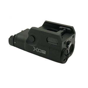 Taktisk XC2 Ultra Compact Pistol Light LED Vitt ljus med röd dot laserjakt LED -pistol ljus