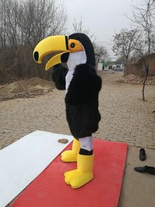 Hot high quality Real Pictures Deluxe Toco Toucan mascot costume Mascot Cartoon Character Costume Adult Size free shipping