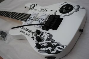 Left handed Kirk Hammett KH2 Ouija guitar White rosewood fretboard Electric Guitars