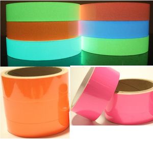 5CM*5M Luminous Tape Traffic Signal Self-adhesive Warning Strip Night Vision Glowing In Dark Film Safety Security Home Decoration Tapes