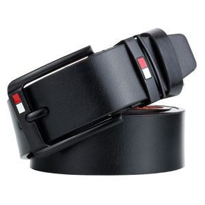 Hot High Quality Leather Belt Men New Business Belts For Men Pin Buckle Fancy Vintage Designer Belt Fashion Waist BeltMale T200615