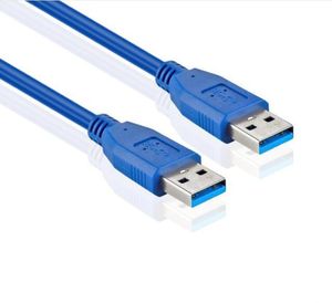 High Speed USB 3.0 Male to Male M/M USB Extension Cable AM TO AM 4.8Gbps 0.6M 1M