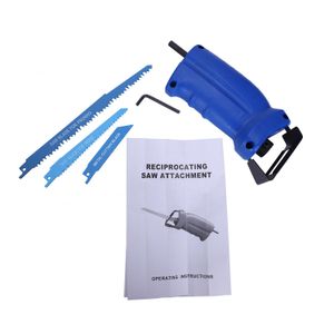 Freeshipping OWer Tool Accessoarer Tillverkande Sågmetallskärning Träskärningsverktyg Elektrisk borrfäste med 3 blad