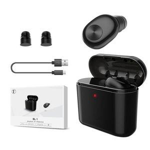 Cyberstore TWS Mini-Kopfhörer, Bluetooth-Kopfhörer, schweißfest, Stereo, kabellose Headset-Ohrhörer mit Ladebox für Smartphones