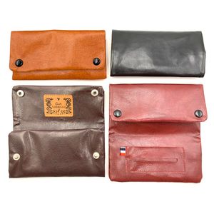 PU Leather Tobacco Pouch Multicolor Dry Herb Felt Storage Bag Tobacco Holder Wallet Purse Smoking Accessories