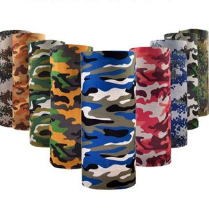 Outdoor Multi-Cel Silk Magic Headband Różnorodność Kamuflaż Seria Szalik Pałąk Bezproblemowa Maska Kolejka Kolarstwo YD0526