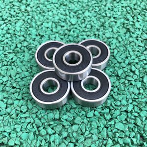 50pcs/lot S608-2RS S608RS S608 2RS RS ABEC-5 8x22x7mm skates drift board stainless steel Deep Groove Ball bearing shielded 8*22*7 608 608-RS