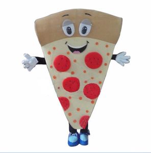 2019 Fabrika Sıcak Yeni Pizza Maskot Kostümü Yetişkinler için Noel Cadılar Bayramı Kıyafet Fantezi Elbise Takım Ücretsiz Nakliye