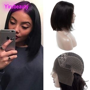 Brazilian Virgin Hair 13X4 Bob Hair Lace Front Wig With Baby Hair Natural Color Straight Bob Wig 10-18inch Yirubeauty Straight