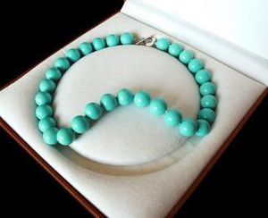 Gratis frakt sällsynta enorma 12mm äkta South Sea Blue Shell Pearl Necklace Heart Clasp 18 ''