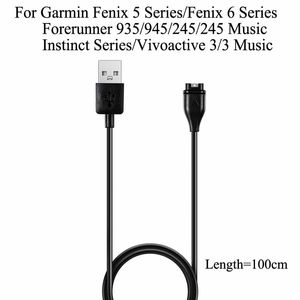 For Garmin Fenix 5 Fenix 6 Series Charging Cable Forerunner 935 945 245 Music Charger Instinct active 3 Data Cables Fenix5 Fenix6