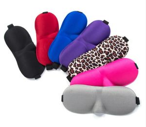 3D Sleep Mask vadderad skugga Täcker Travel Relax Bordbassar Eye Cover Sleeping Mask Eye Care Beauty Tools DHL GRATIS