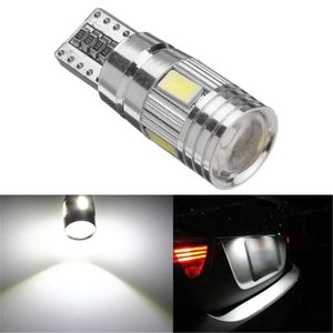 T10 W5W 5630 LED Car Side Marker Lights Canbus Error Free Wedge Bulb Lamp 12V 2.5W Bianco 1 Pz