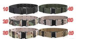 Mens/Women Waistband Nylon Mountaineering Outdoor Sports Knit Belt Students Tactical Belt Camouflage 6 Colors Hotsell23