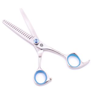 770# Hairdressing Scissors 6.0'' TOP GRADE 440C Barber 18 Teeth 50% Thinning Rate Thinning Shears Hair Scissors Professional Barber Scissors