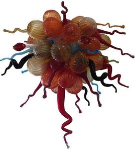 100% usta wysadzone w usta CE ul borokrzewate Murano Glass Dale Chihuly Art Factory Hurtownia Nowoczesne szklane żyrandol