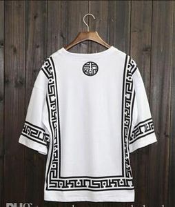 KTZ mezza manica Hip Hop baseball T shirt Religione geometrica Bandana Shirt Vintage Rock Tee Shirts slaccia più Streetwear XXL