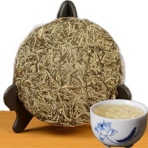 300g Old Fuding White Tea Cake Organic Chinese Silver Needle Green Tae China Healthy Food Ancient tree Raw White cha